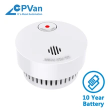 CPvan SM01 детектор дыма rookmelder 10 лет работы от батареи EN14604 CE сертифицированные системы пожарной сигнализации сенсор пожарный детектор пожарная сигнализация пожарный извещатель сигнализация для дома