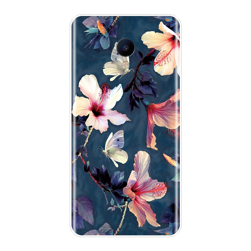 TPU For Meizu M2 M3 M3S M5 M5C M5S M6 M6S M6T Phone Case Silicone Beautiful Flowers Soft Back Cover For Meizu M2 M3 M5 M6 Note best meizu phone case brand