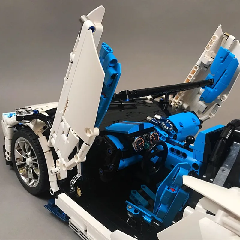 MOC Technic автомобиль серии Aventador SVJ Roadster fit MOC-17698 наборы строительные блоки кирпичи модель DIY детские игрушки подарки