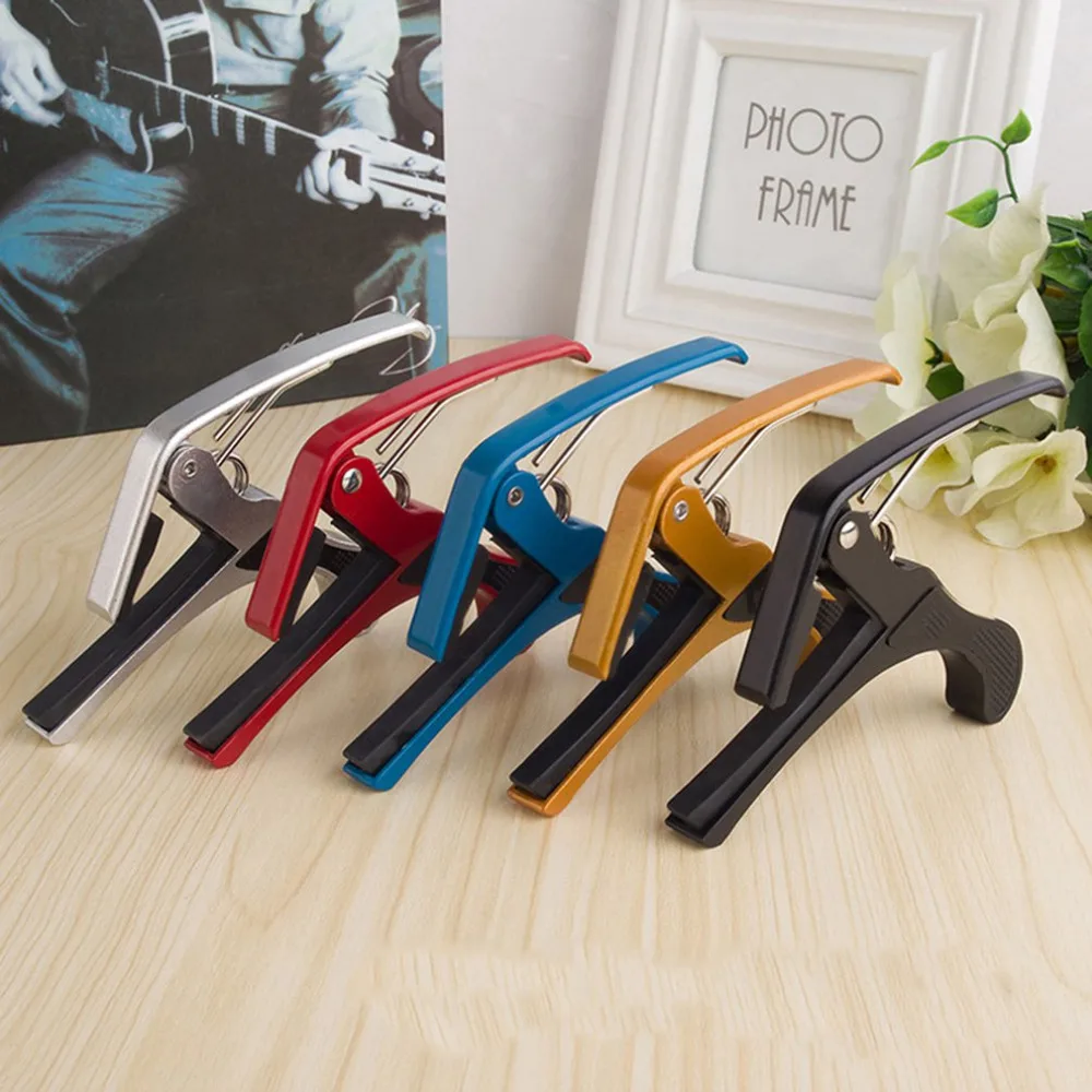 

Accessories Aluminum Alloy Guitar Tuner Clamp Professional Key Trigger Capo for Acoustic Electric Musical Instruments
