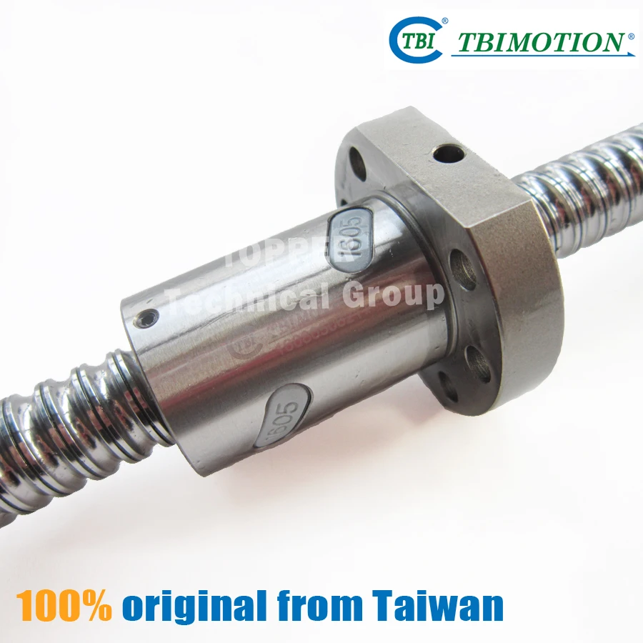 Ochoos Taiwan TBI SFU 1605 Ball Screw C7 400mm with Ballnut SFU1605 for CNC Machine Ochoos Taiwan TBI SFU 1605 Ball Screw C7 400mm with Ballnut SFU1605 for CNC Machine