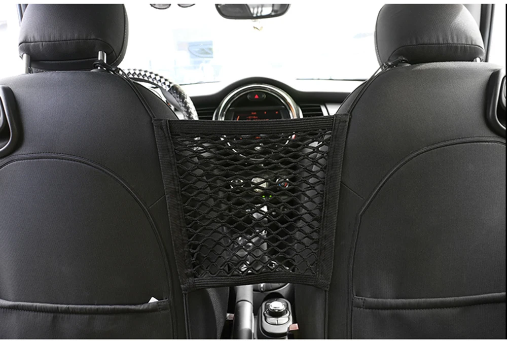 Сиденье для стайлинга автомобиля сетка для хранения мешок сетки для Mini Cooper One S JCW R50 R53 R55 R56 R60 R61 F54 F55 F56 F60 аксессуары для земляков