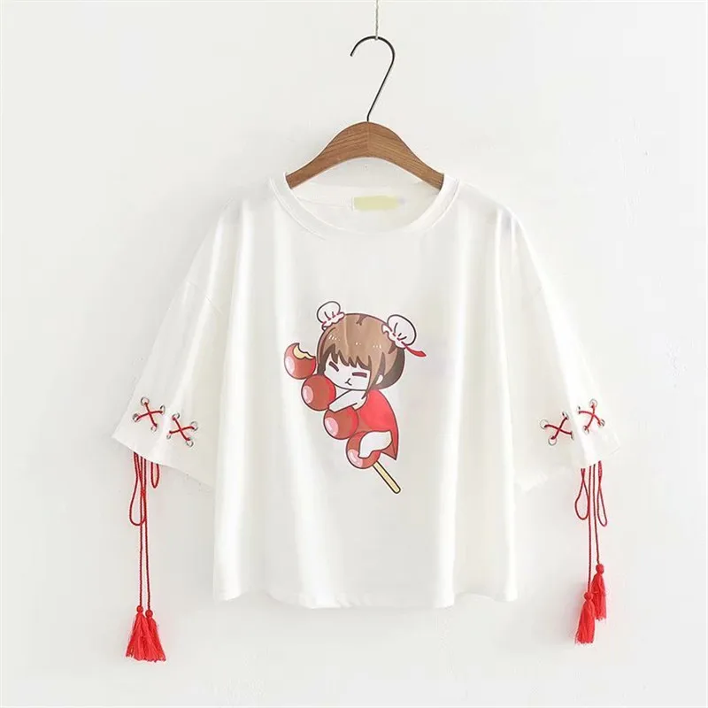 ZCWXM футболка для костюмированной вечеринки с героями мультфильмов Kawaii японский