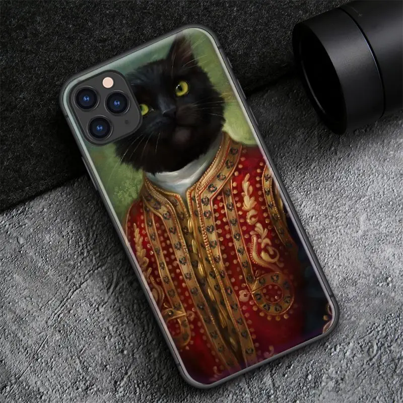 Ретро картина маслом для iPhone SE 6 6s 7 8 plus x xr xs 11 12 Pro max mini Закаленное стекло чехлы