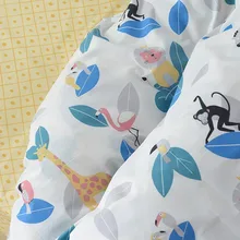 Пол метра Лес животных печати хлопок саржа постельные принадлежности ткань общежития кровать мешок простыня ткань T1169