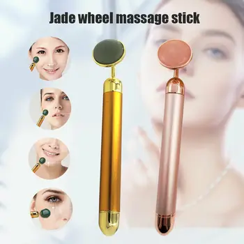 

Beauty Bar Vibration Facial Roller Electric Massage with Stone Head Anti-wrinkle Tool KG66
