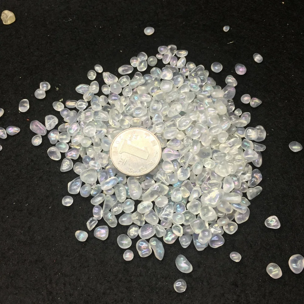AAAA+ 50 г Натуральный Белый Лунный Камень Каменные минералы полированный образец счастливый кристалл любовь аквариум камень