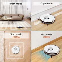 ILIFE L100 robot vacuum cleaner, LDS laser navigation, carpet pressurization, Smart Planned WIFI App Remote Control,Draw Clean