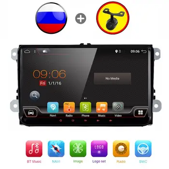 

Android car multimedia player For Volkswagen Rapid Yeti VW passat b6 golf 4 5 6 polo tiguan Seat Altea Toledo BORA RADIO NO DVD