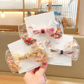 

Summer New Children Girls Cute Candy Quicksand Fruit Star Bow Ornament Hair Clips Girls Lovely Hairpins Kids Hair Accessories