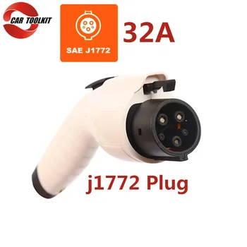 

32A SAE J1772 Plug Connector EV Car Charger Type 1 Female Adapter Electric Vehicle Charging 110V-250V