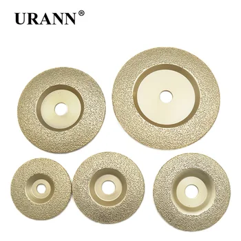 

URANN 1pcs 100mm~180mm Cast Iron Diamond Polishing Grinding Disc Wheel Glass Cuttering Saw Blades Rotary Abrasive Tools