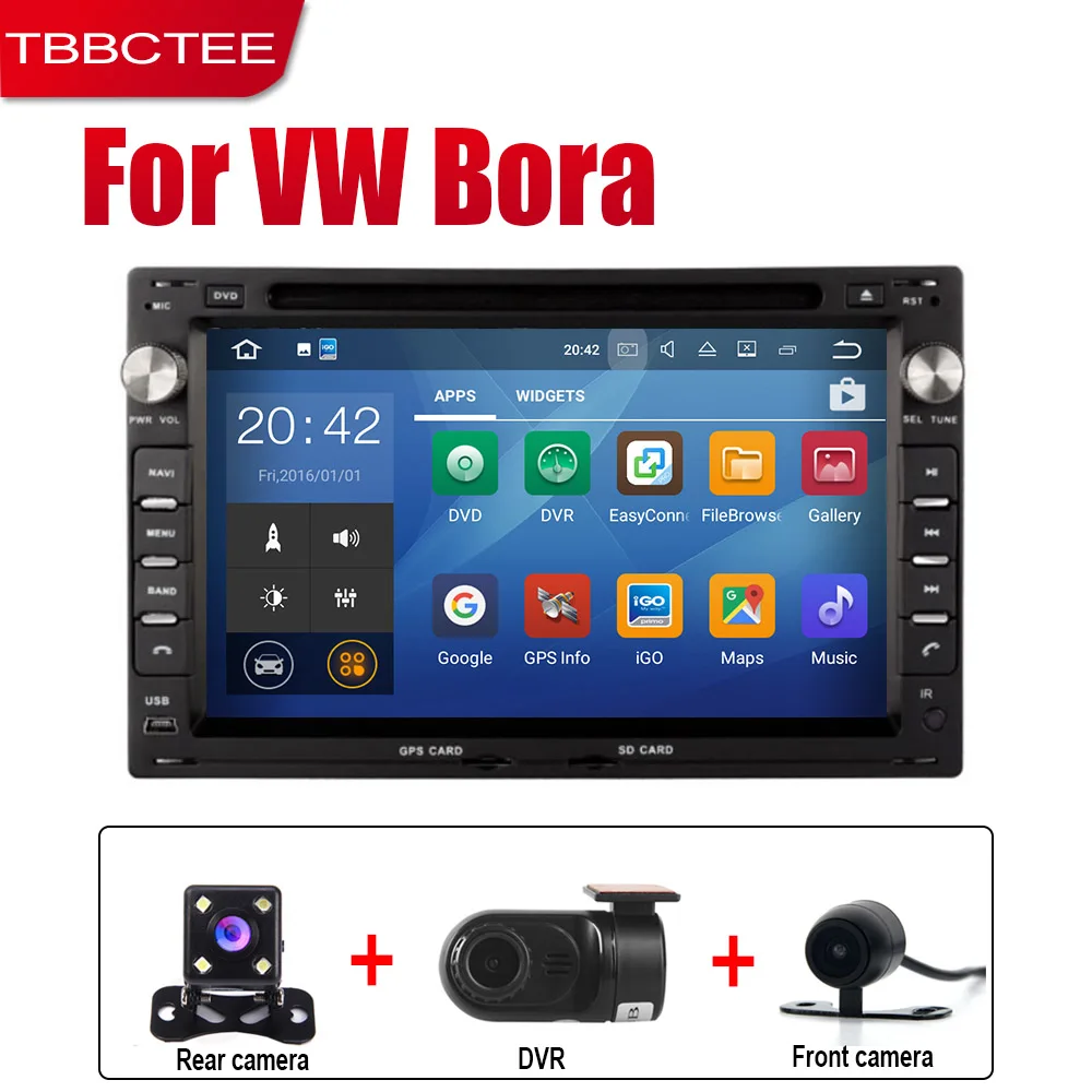 Extre Items Android 2 Din Авто Радио DVD для Volkswagen VW Bora 2002 2003 2004 2005 2006 2007 2008 2009 2010 автомобильный мультимедийный плеер gps wifi - Цвет: Extre Items