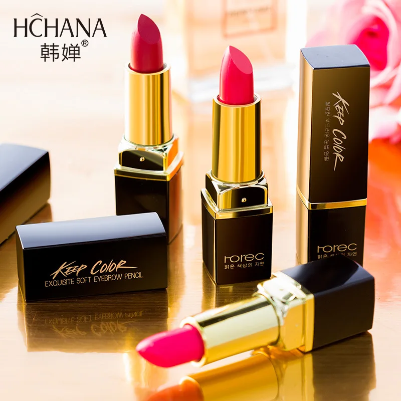 Помада для макияжа Horec Miss Keep Color Коралловая оранжевая фиолетовая розовая красная