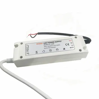 

LED driver 5V power adapter 60W 100W ac 110v-240v dc 5V 12A 20A LED with transformer