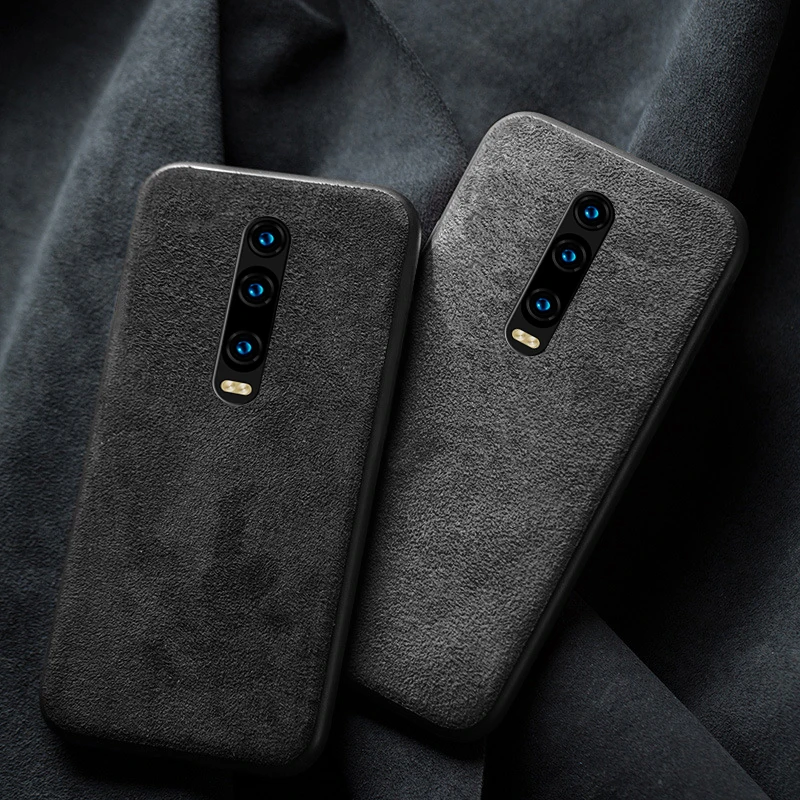 

Genuine Leather case for Xiaomi mi 9T Pro 9 se cover shockproof Leather Suede fabric Funda for Xiaomi redmi k20 pro 7a 6a note 7