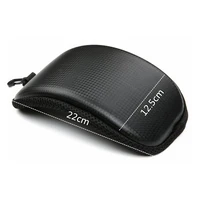 Ski Goggles Case PU Zipper Bag 22X12.5CM 2