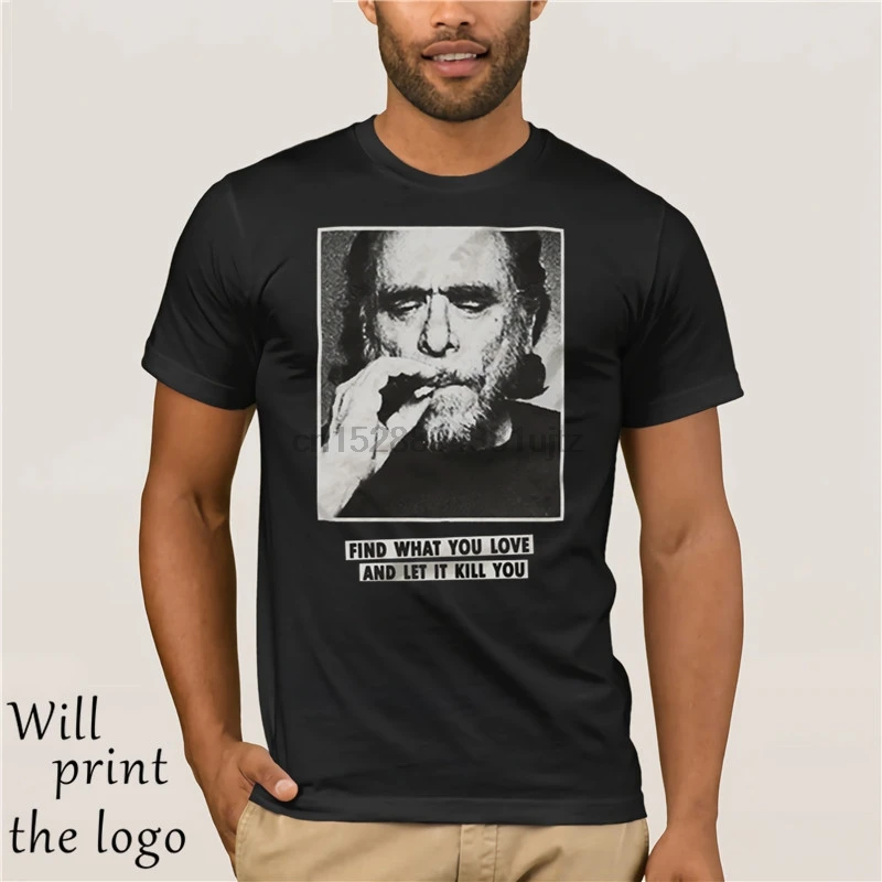 Забавная футболка Bukowski с надписью цитаты Сообщение Классная Подарки для него |
