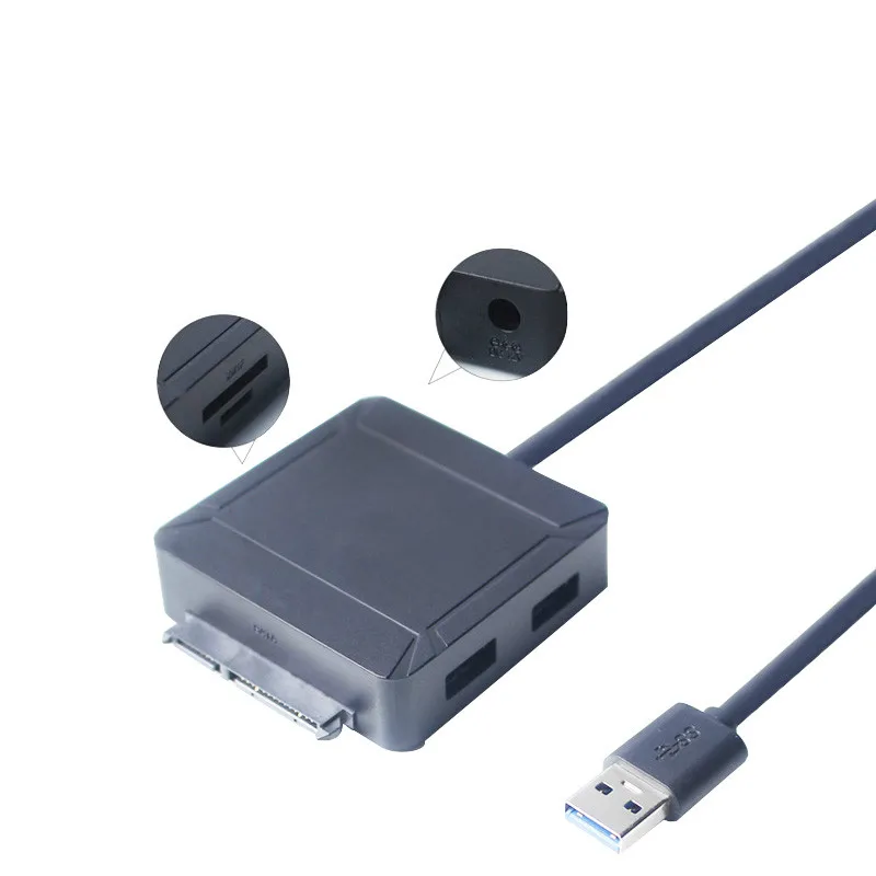USB 3 0 концентратор разветвитель 2 порта + устройство для чтения карт SD TF USB3.0 to SATA III