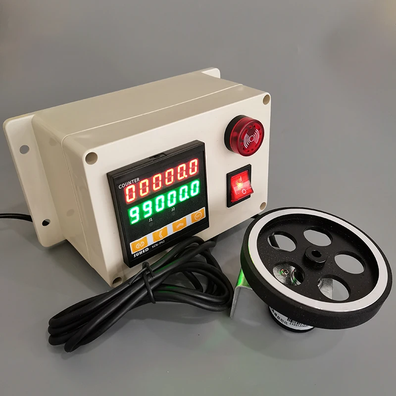 Digital Electronic Meter Counter 300PPR Rotary Encoder Measurement Tool 110-220V 