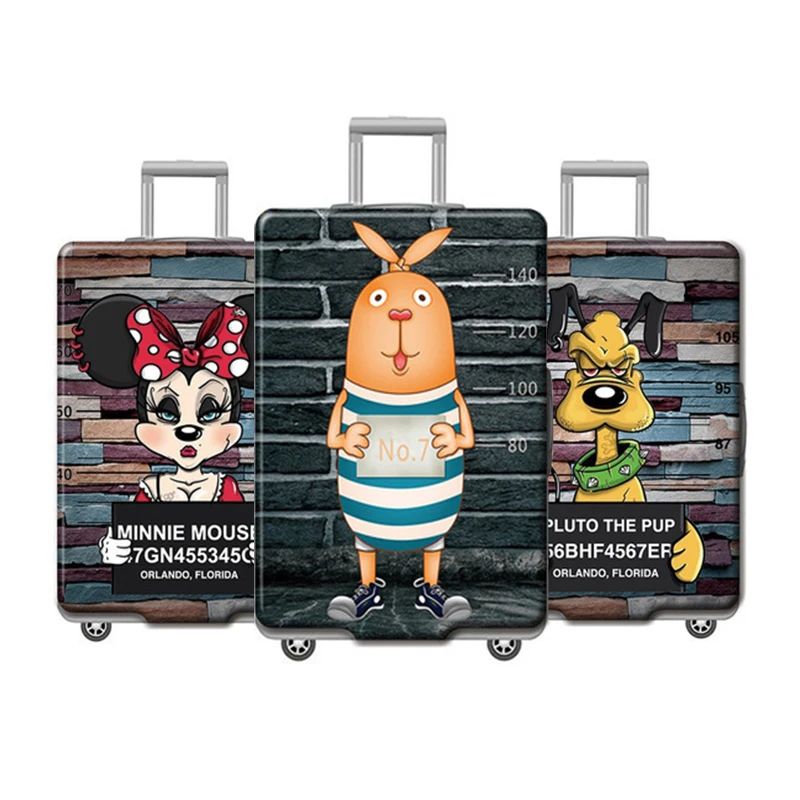 Funda protectora para maleta, accesorios de viaje, equipaje elástico, cubierta antipolvo aplicable a maletas de 18 -32