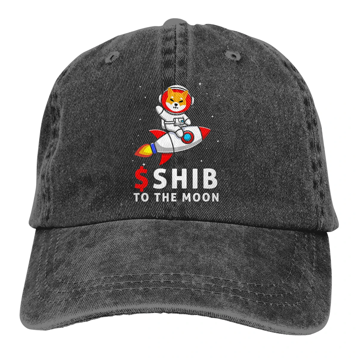 

$Shib To The Moon Shiba Inu Coin Shiba Token Baseball Cap Men Shib Coin Funny Crypto Caps colors Women Summer Snapback Caps