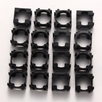 

100Pcs Battery Holder 18650 Safety Anti Vibration Cylindrical Bracke Batteries Support Stand t 22x22mm Battery Holders Brackets