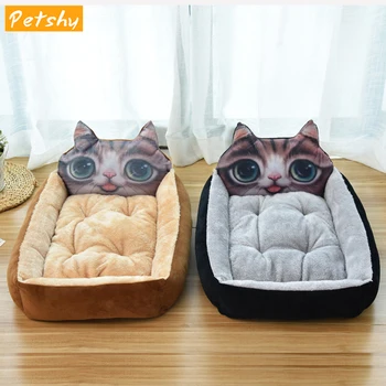 

Petshy Pet Bed House For Dogs Cat Sleeping Pad Mat Cushion Puppy Large Dog Cats Sofa Loungers Dog Home Nest Kennel Pet Supplies