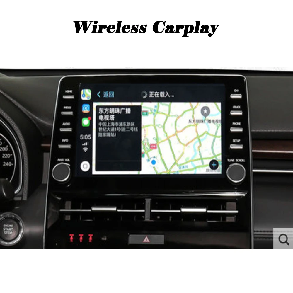 Беспроводной Carplay для Toyota Camry Android Авто управление carlife большой экран навигация обновление декодер заднего вида