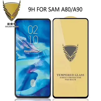 

Sinzean 200pcs Golden Armor Middle Curved Tempered Glass Screen protector For Samsung M30S/M40/M20/M10/S7/S6/ON6/G532/J8 Plus/J6
