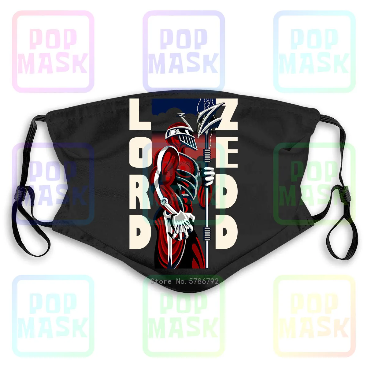 Маска от пыли с фильтром Lord Zedd Ranger Лицензированная многоразовая маска для