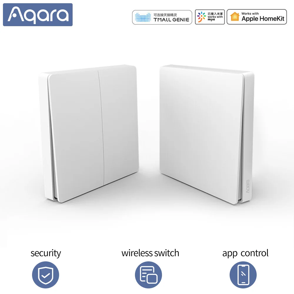 Aqara Smart Switch Aqara Wireless Switch Wireless Doorbell Smart Homekit Wireless Wall Switch Zigbee For Mihome App Smart Remote Control Aliexpress