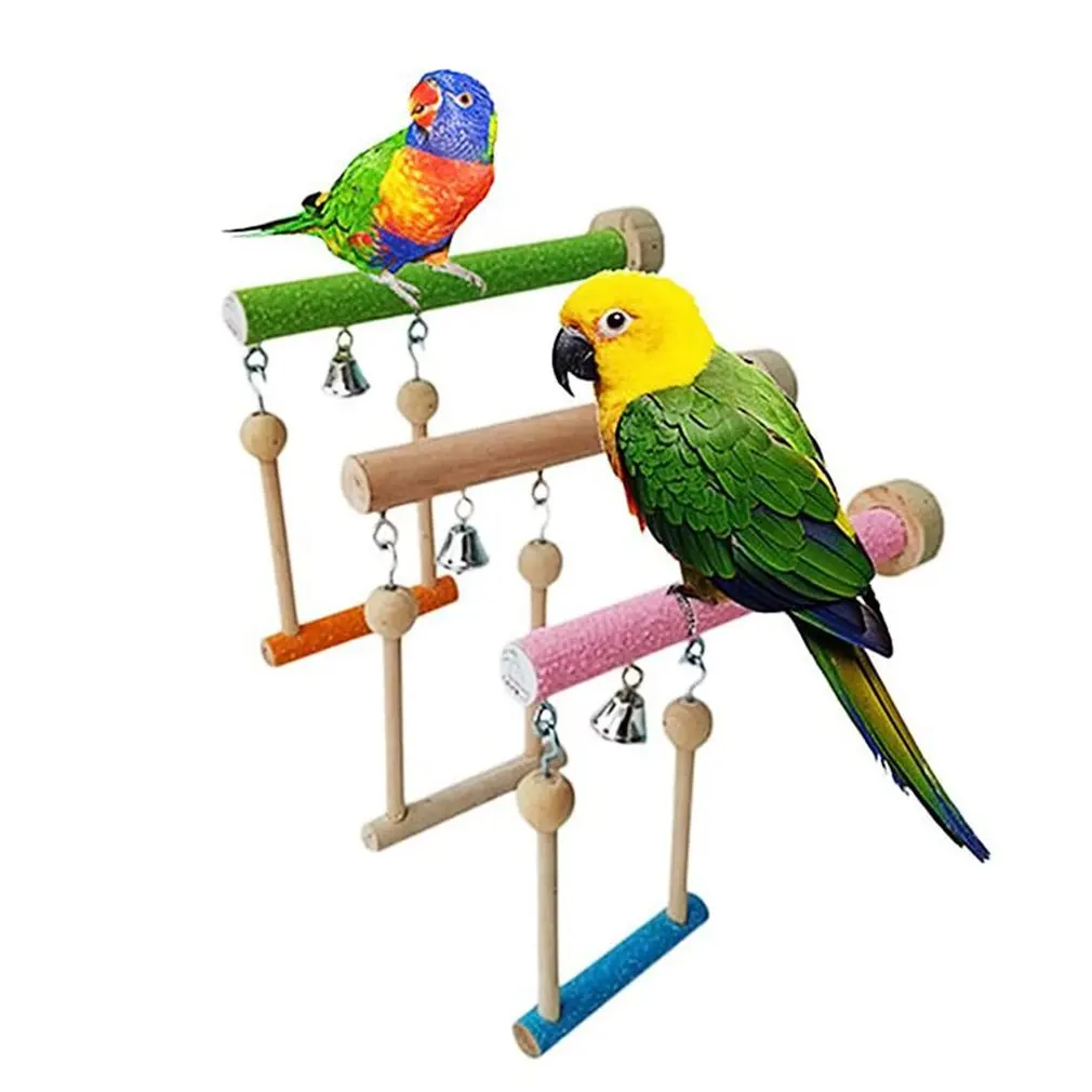 

1pcs Frosting Rod Puzzle Relieving Tooth Grinding Stick Toy Claw Grinding Stick Standing Rod Bird Supplies Random Color