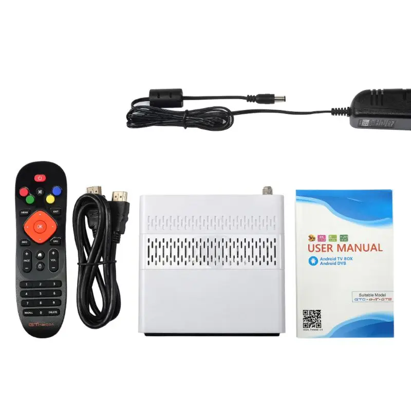 Freesat GTmedia GTS Android 6,0 4K Smart tv BOX Amlogic S905D Combo DVB-S2 спутниковый ресивер 2G/8GB BT4.0 телеприставка LX9A