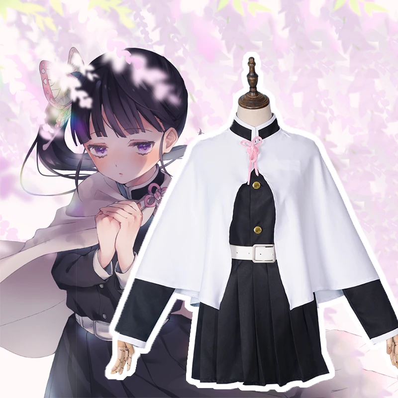 Аниме Comic Demon Slayer Kimetsu No Yaiba Косплей костюмы Tsuyuri Kanawo Косплей Костюм Кимоно для Хэллоуина ткань лопасть демона Женские кимоно женские мультяшные костюмы Kendo костюм футболка с самураем