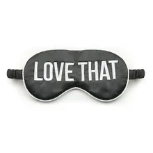 Напрямую от производителя имитированный шелк ткань Атлас очки настраиваемые вышитые печатные глаза патч авиация Путешествия сна