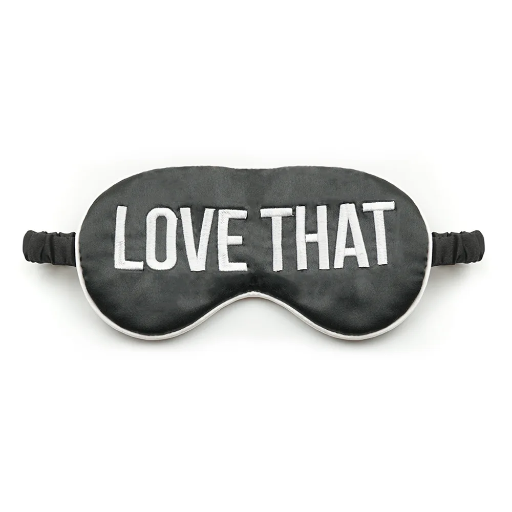 

Manufacturers Direct Selling Imitated Silk Fabric Satin Goggles Customizable Embroidered Printed Eye Patch Aviation Travel Sleep