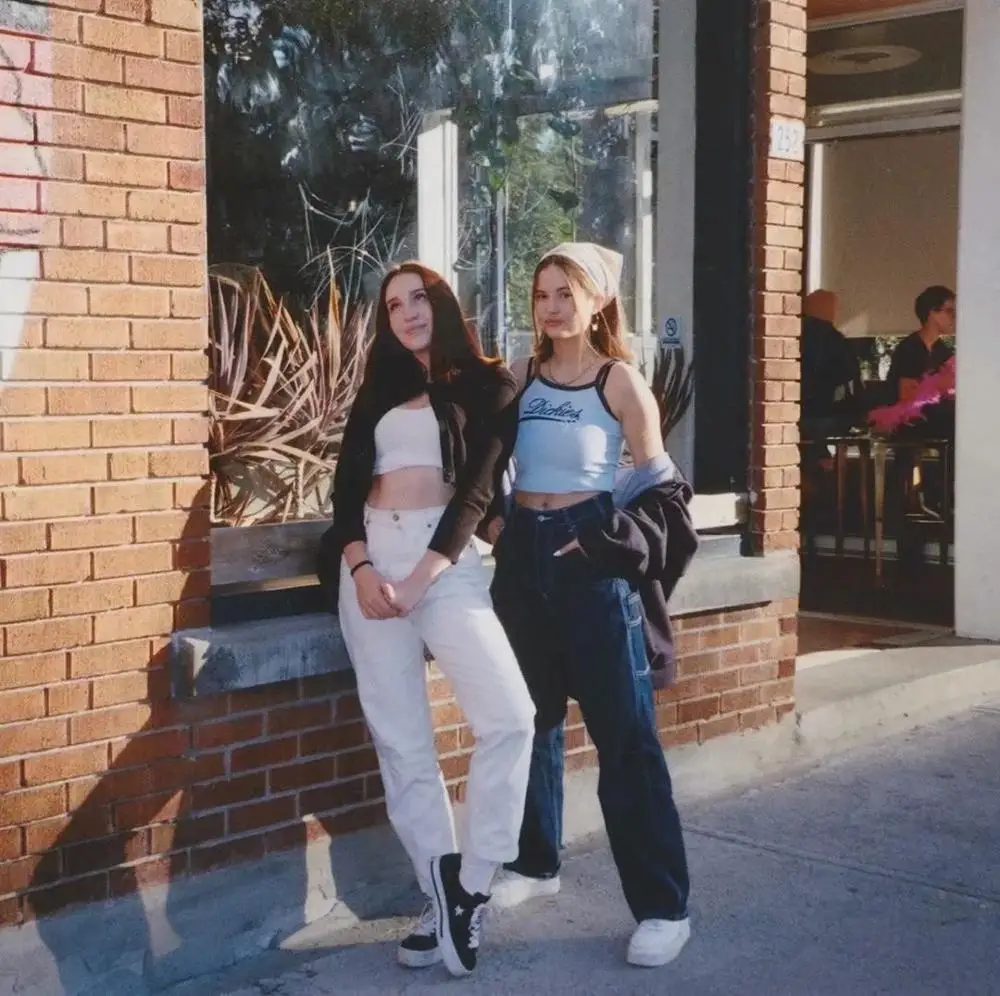 Jenny&Dave  loose boyfriend jeans mom jeans woman england high street ins blogger vintage pockets cargo high waist  for women
