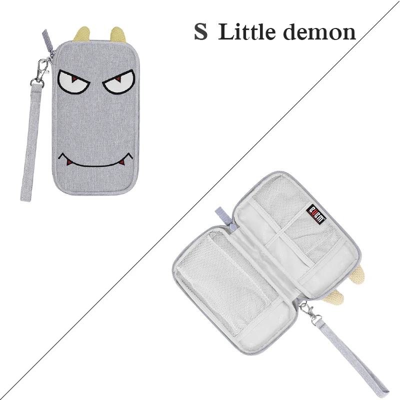Little demon BUBM power Bank чехол, переносной цифровой кабель для хранения данных, чехол для наушников, защитный чехол для переноски - Цвет: Little demon