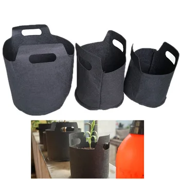 

1/2/3 Gallon Fabric Grow Bags Pots Garden Plant jardin Vegetable Flower Planter bag DIY Growing yard gardenig tool