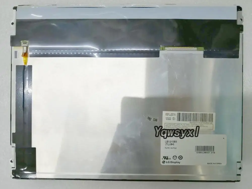 Yqwsyxl оригинальный 12 1 дюймов промышленные ЖК-дисплей панель LB121S03-TL04 LB121S03(TL)(04) LB121S03
