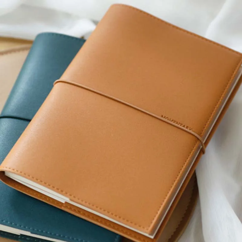 

Fromthenon 100% Genuine Leather Notebook Planner Handmade Traveler Journal Passport Agenda Sketchbook Diary Stationery