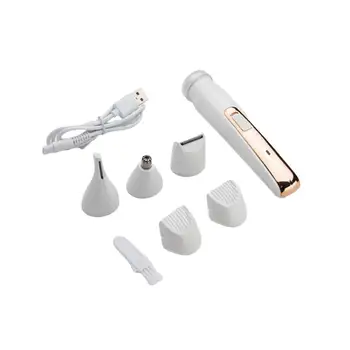 

Rechargeable Depilator Multi-Function Shaving Machine Electric Hair Scraper Washing Professional Eyebrow Trimming Tool USBGolden