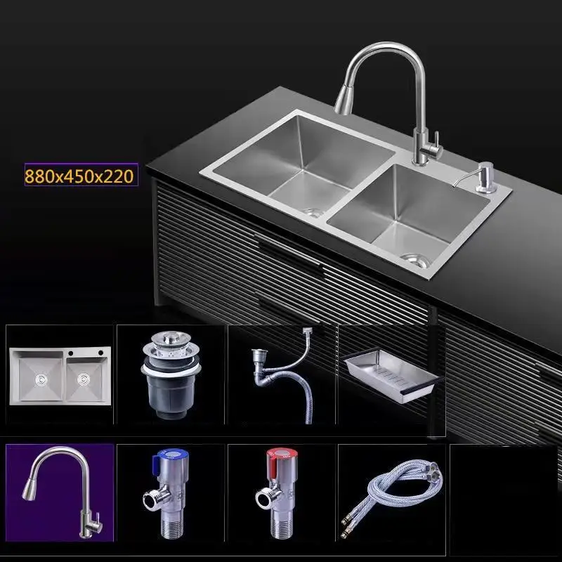 Version Q Escurridor Portable Inox Evier Acero Inoxidable Cuba Afwasbak Kitchen Pia Cozinha De Cocina Fregadero Lavabo Vegetable Wash Sink - Цвет: Version Q
