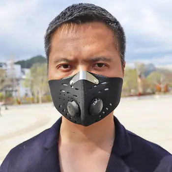 

Anti-Staub Und Anti-Dunst Aktivkohle Maske Nylon Gesicht Maske Verschmutzung Filter Sport Radfahren Fahrrad Bike Maske 1Pcs