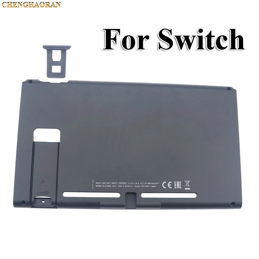 ChengHaoRan 1set NS Switch Back Housing Shell Case Cover For Nintend Switch Console Replacement Protection Case Accessories