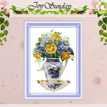 

Flower & scenery Counted Cross Stitch 11CT 14CT Cross Stitch Sets Wholesale Chinese Cross-stitch Kits Embroidery Needlework