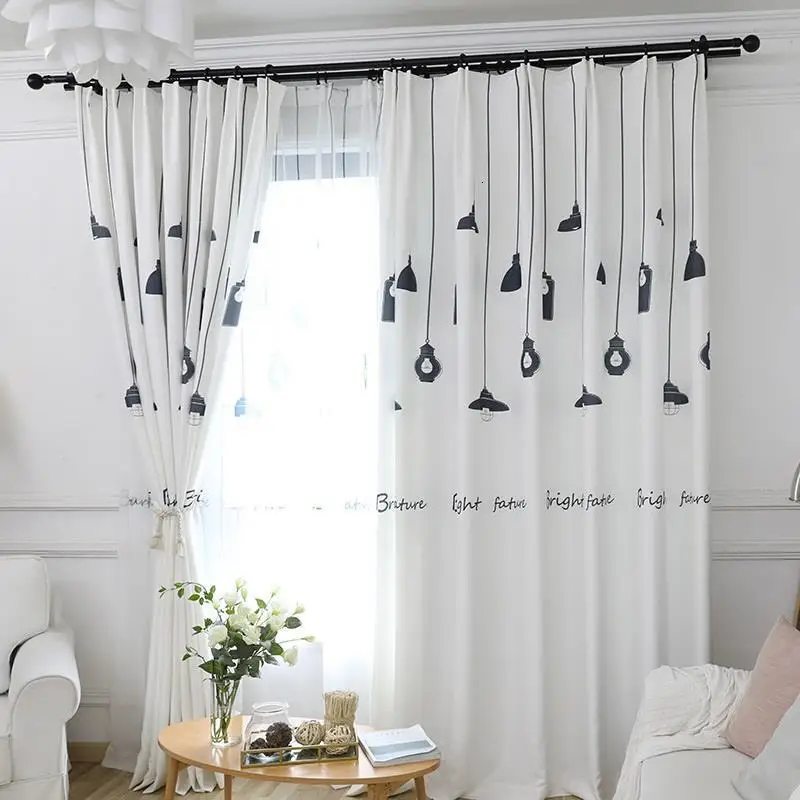 Затемнение перде Cortinas Firanki на окно окна Ридо гардинен короткие для гостиная роскошные Pour Le салон занавески