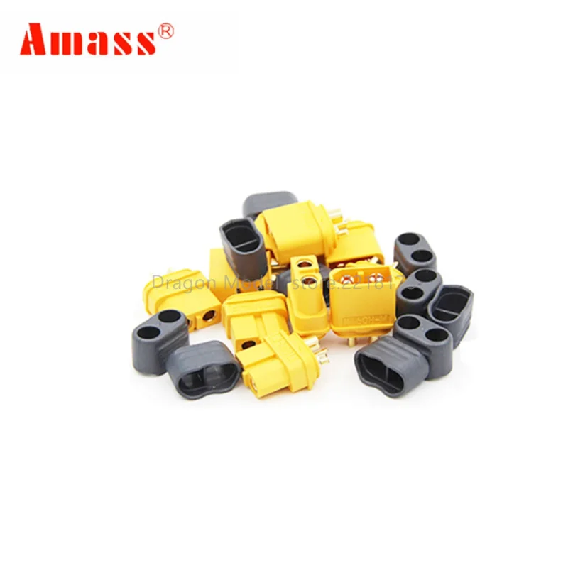 10 Pairs Amass XT60+ XT60H Bullet Connectors Male Female Power Plugs Power RC LV Lipo Battery Motor 3D printer 24