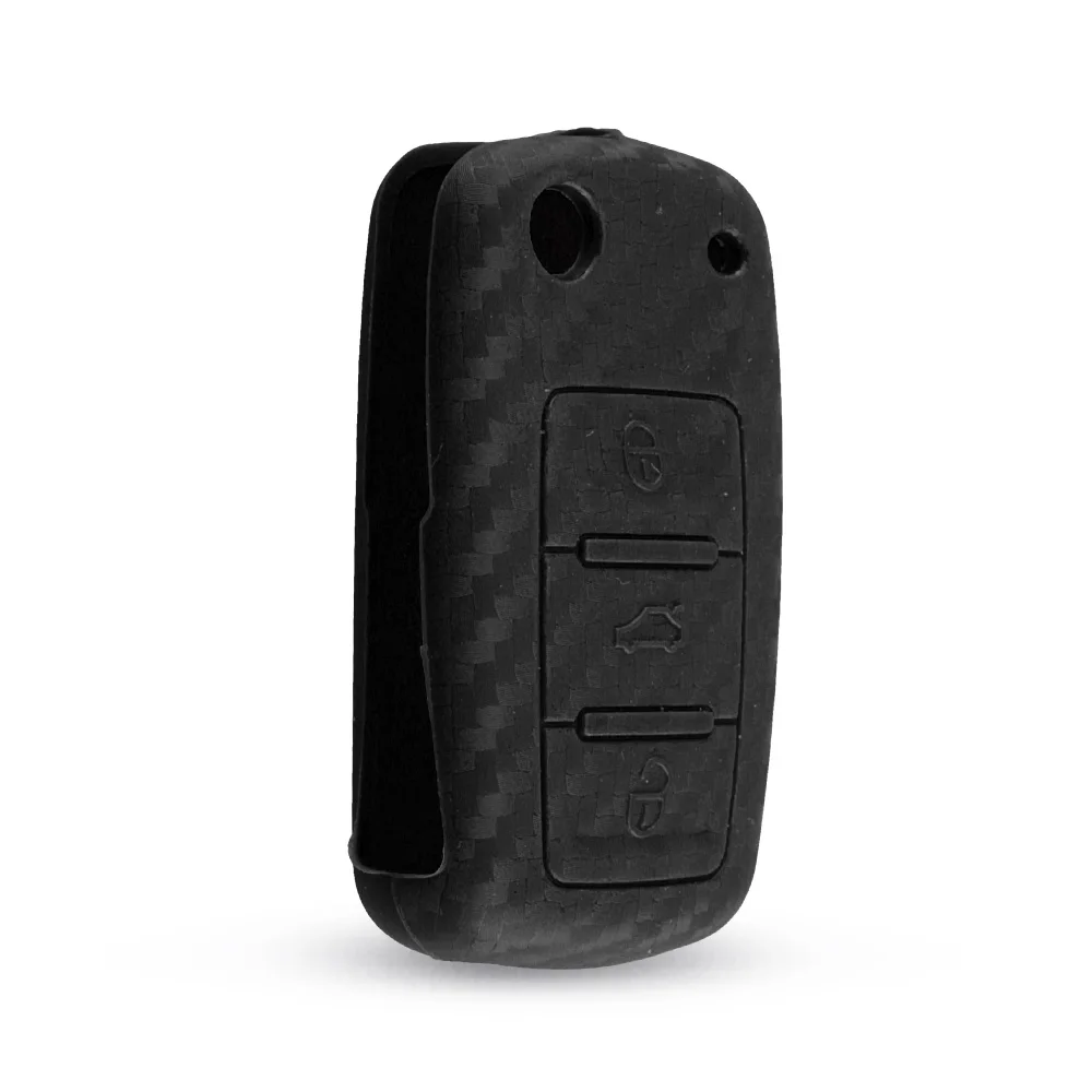 Cover in silicone chiave telecomando per VW Golf Jetta - Skoda Yeti Superb Rapid Octavia - SEAT Leon Ibiza - H7be8d2723dbf454aa0859ae910233ad5D